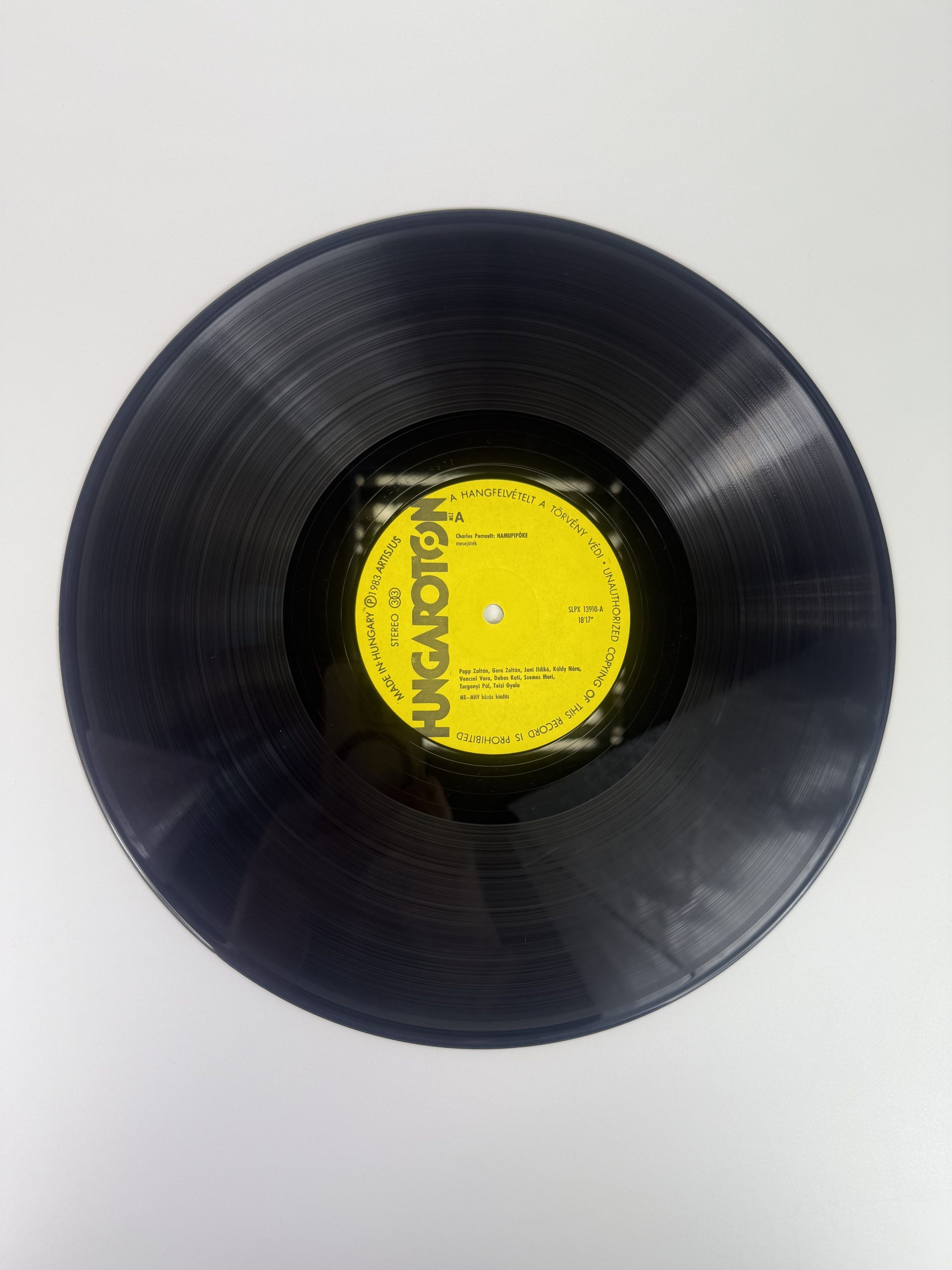 Hamupipőke mesejáték nagylemez - bakelit - LP - vinyl - 1983 - Image 3