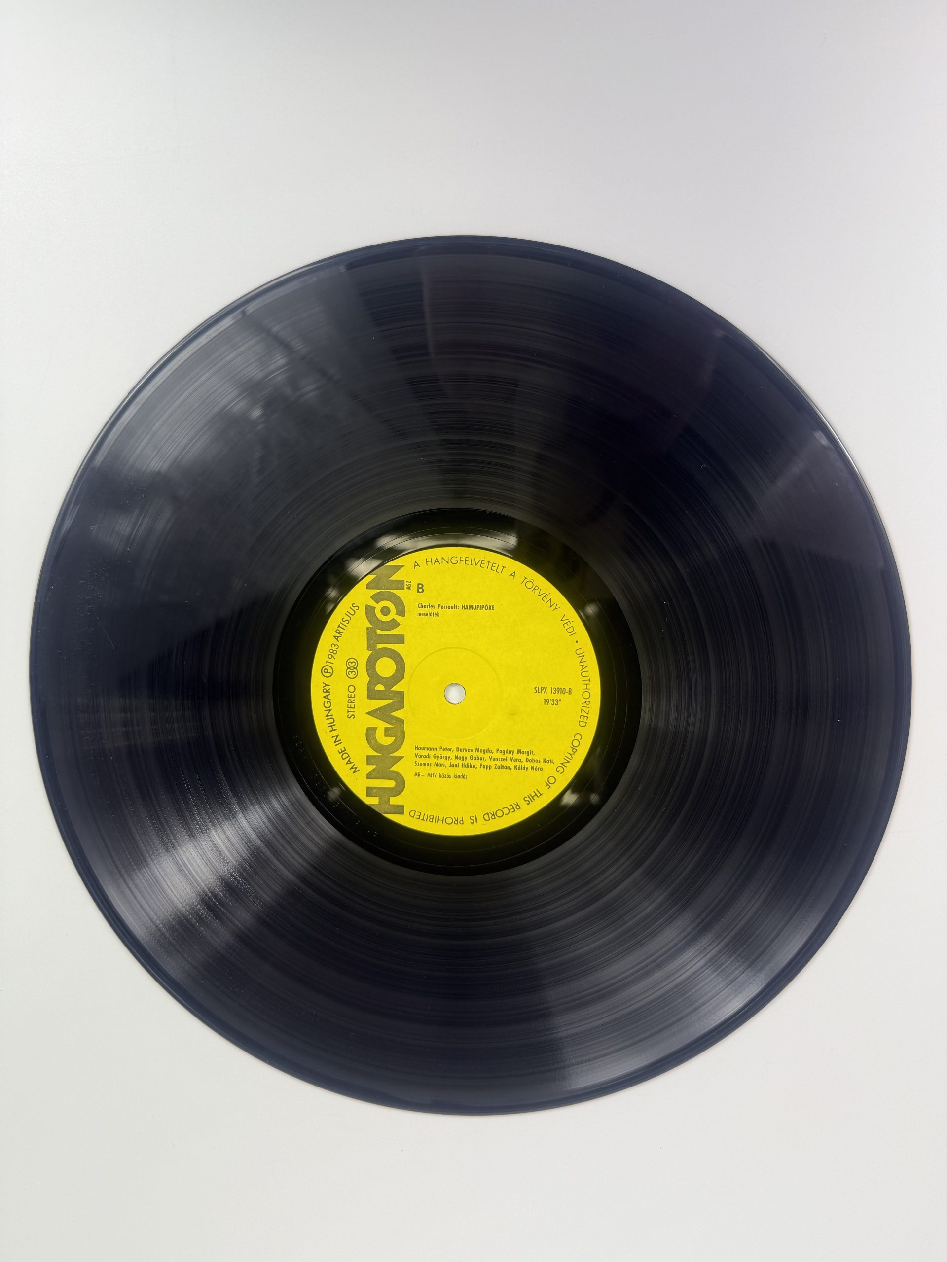 Hamupipőke mesejáték nagylemez - bakelit - LP - vinyl - 1983 - Image 4