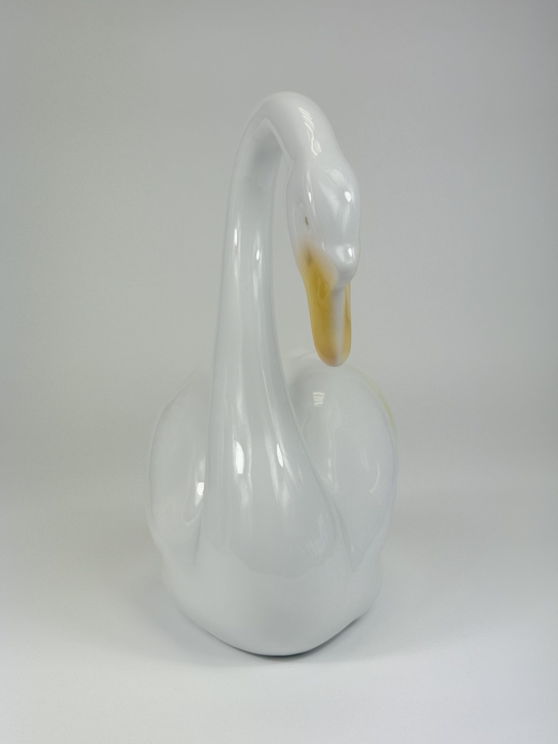 Nagyméretű Hollóházi porcelán hattyú - Image 2