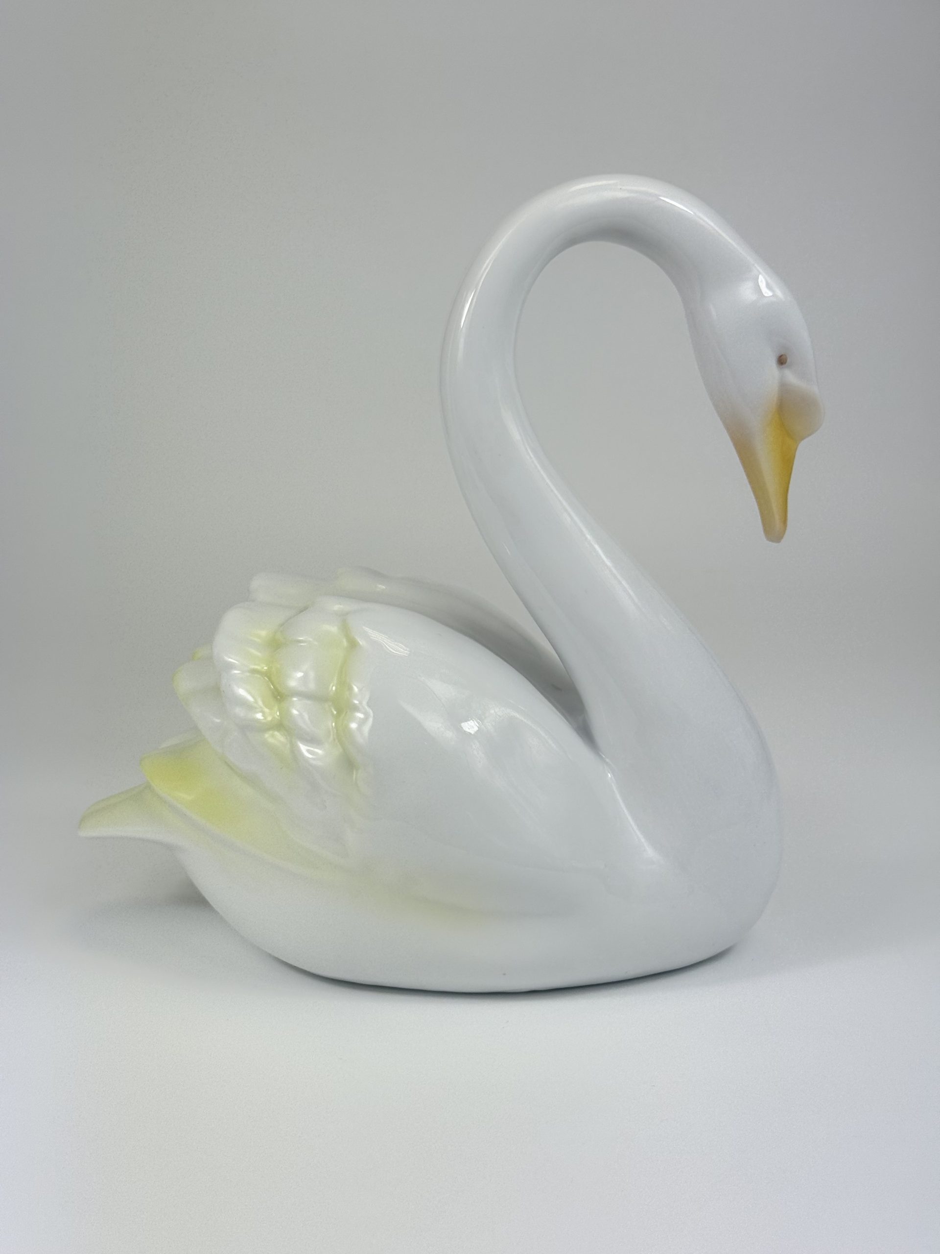 Nagyméretű Hollóházi porcelán hattyú - Image 3