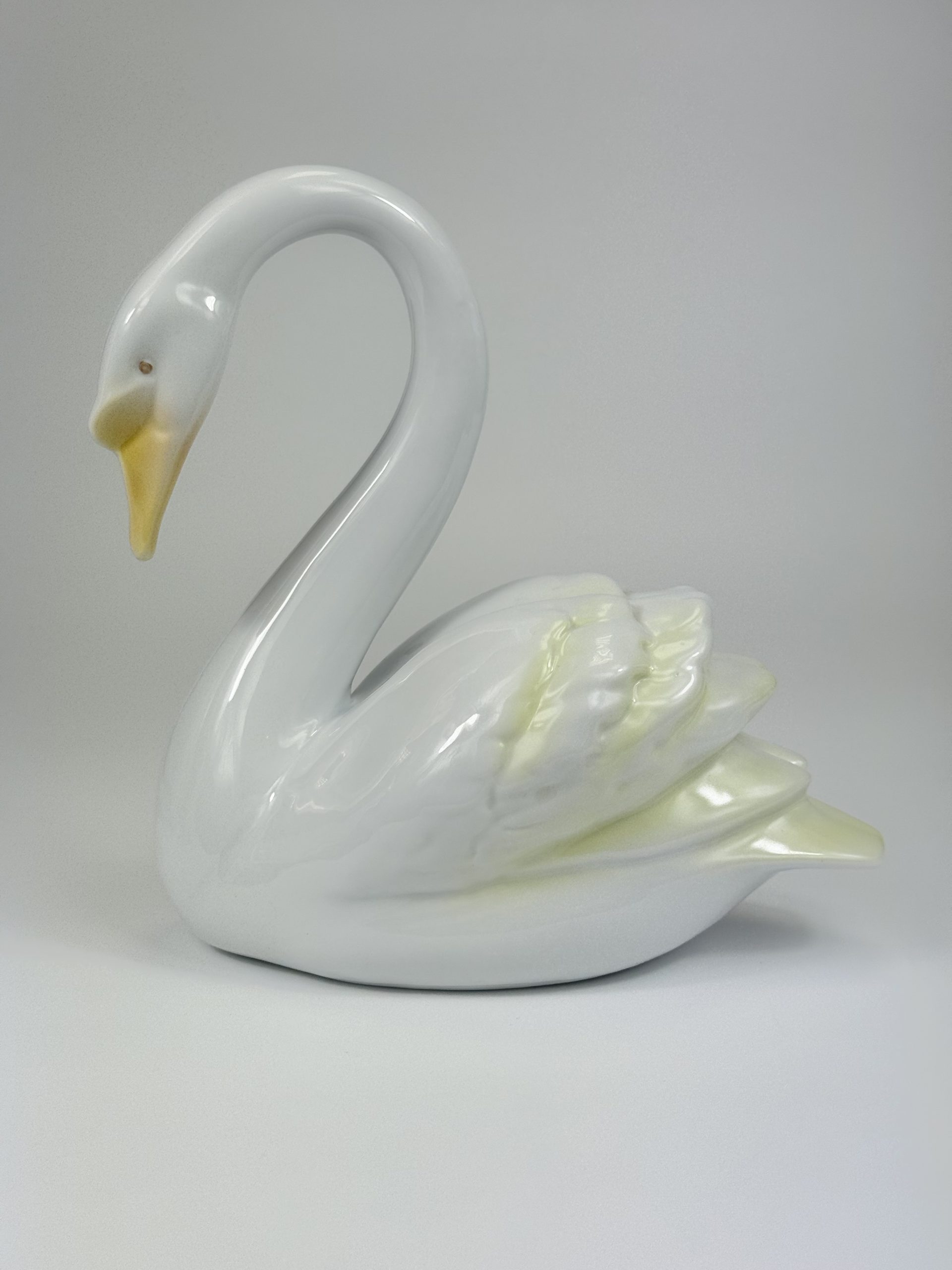 Nagyméretű Hollóházi porcelán hattyú - Image 5