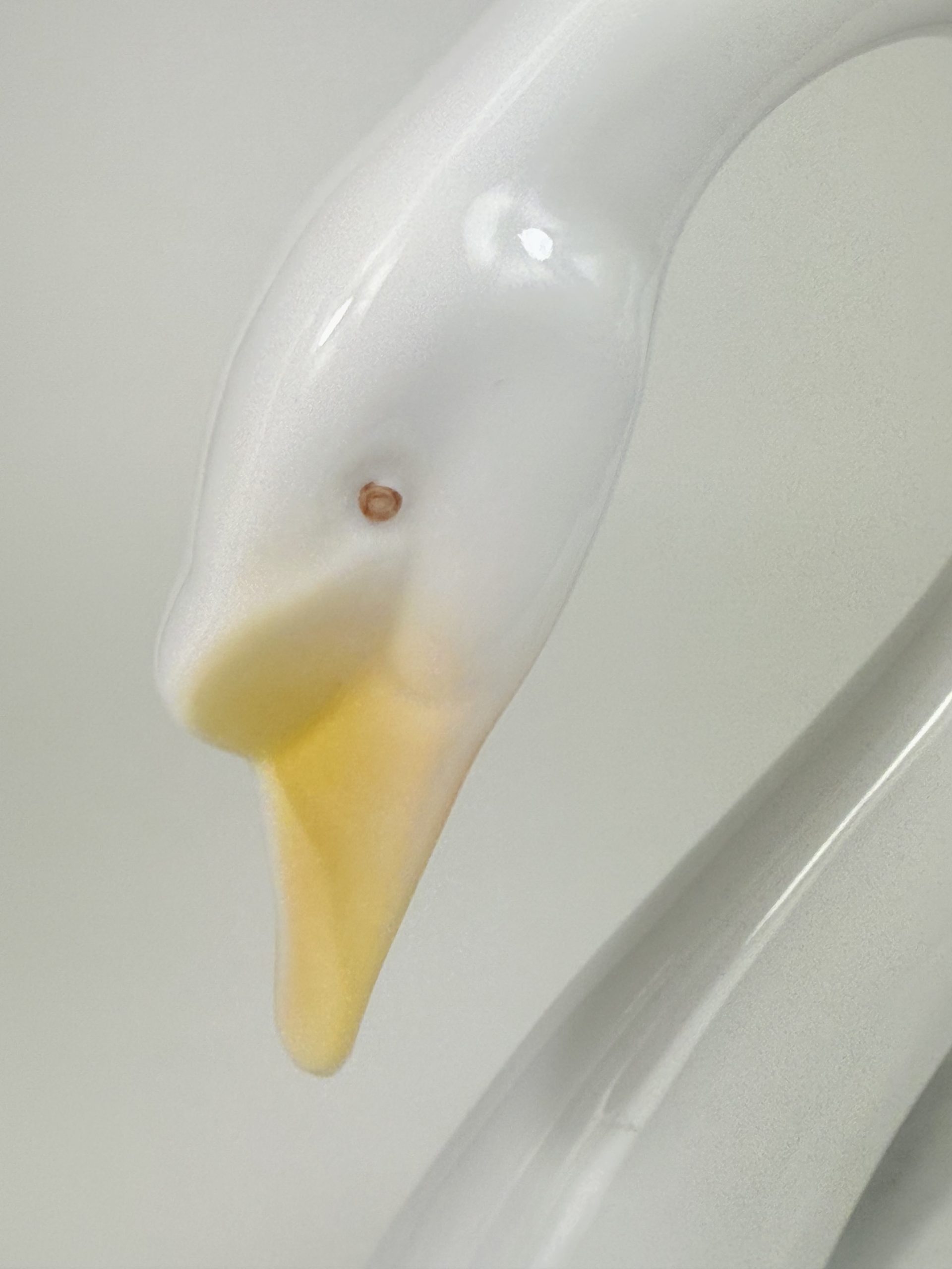 Nagyméretű Hollóházi porcelán hattyú - Image 6