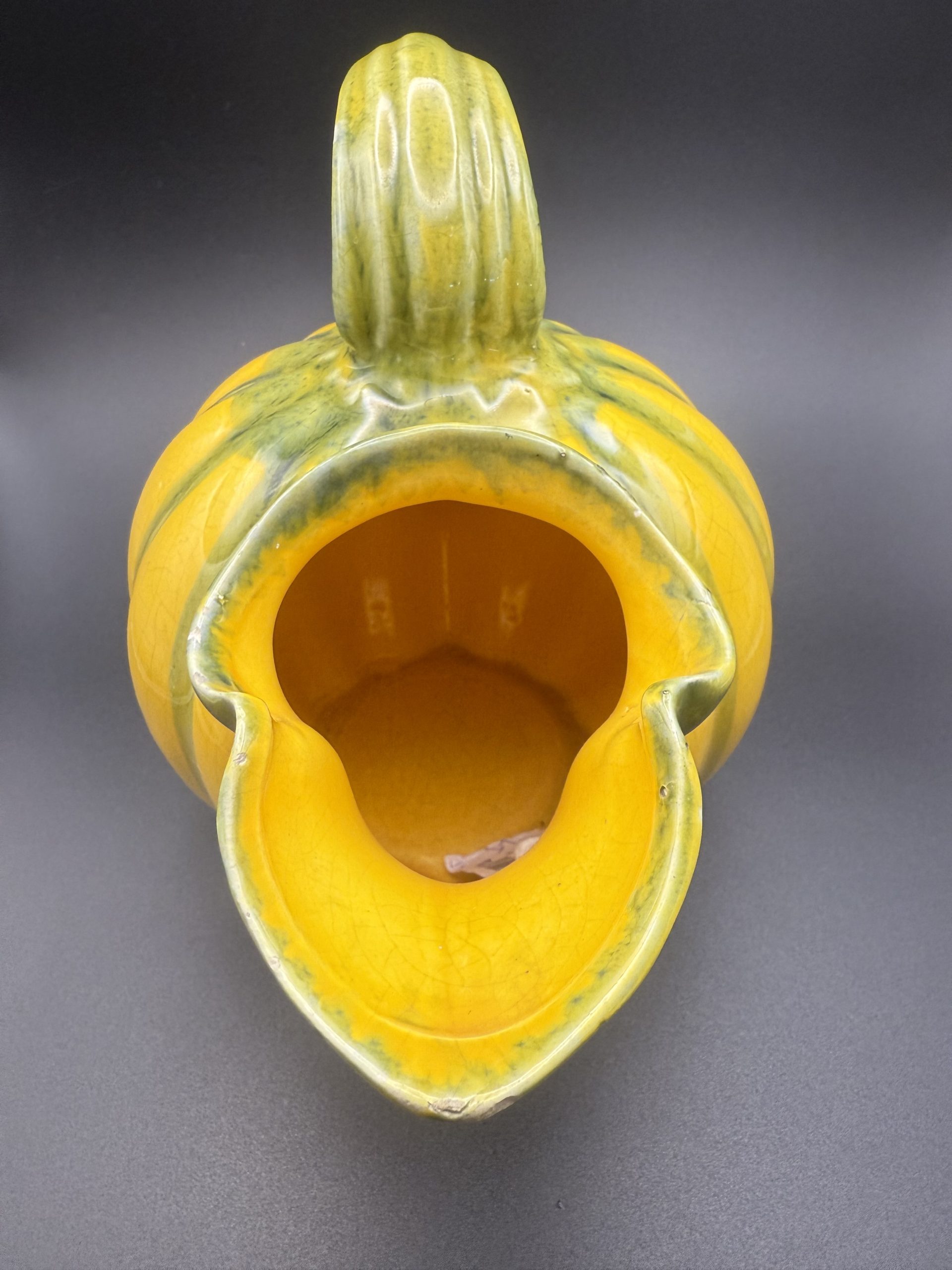 Tök formájú fajansz kiöntő - Image 7