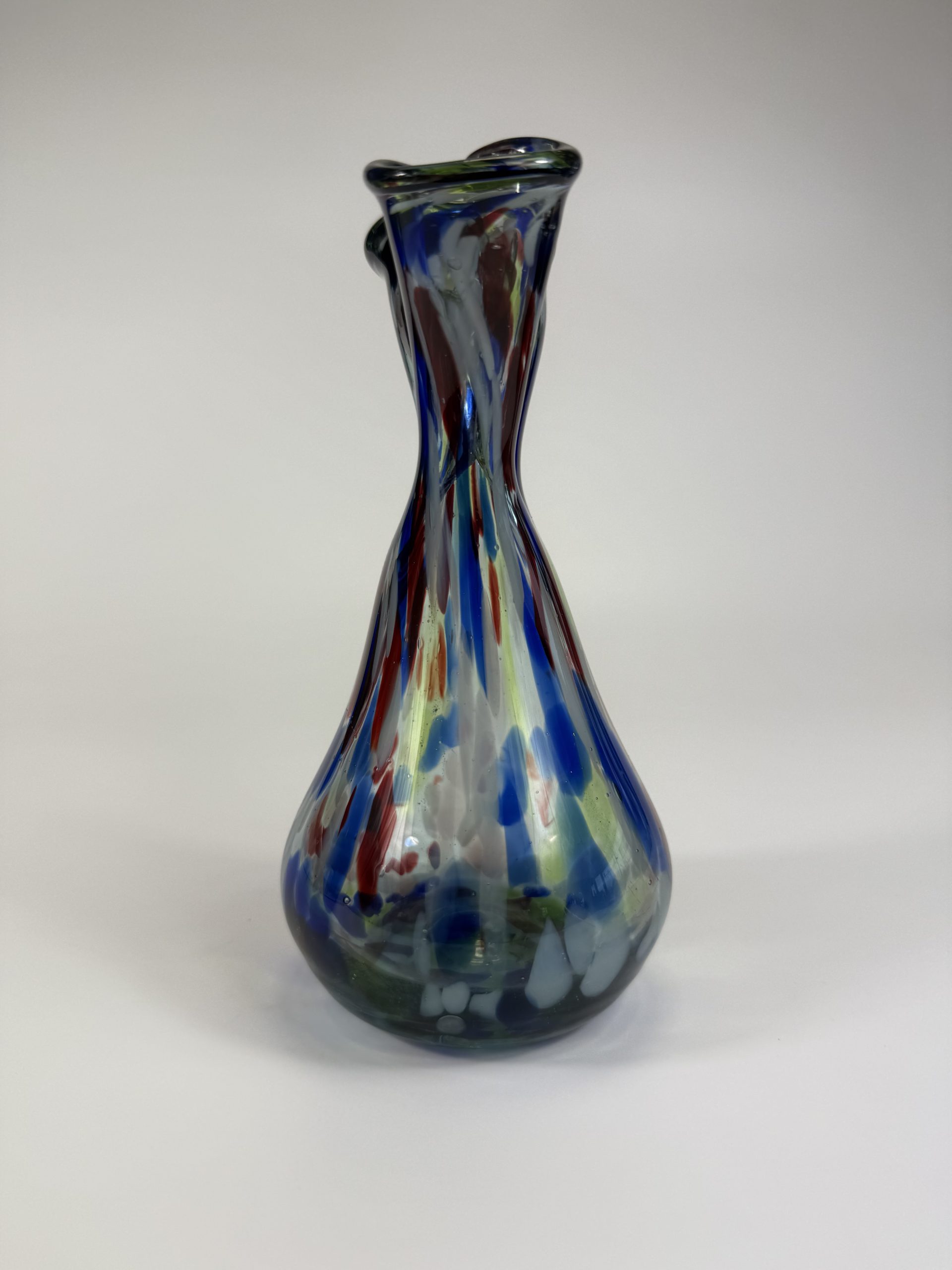 Retro 2 ágú üveg váza - Image 4