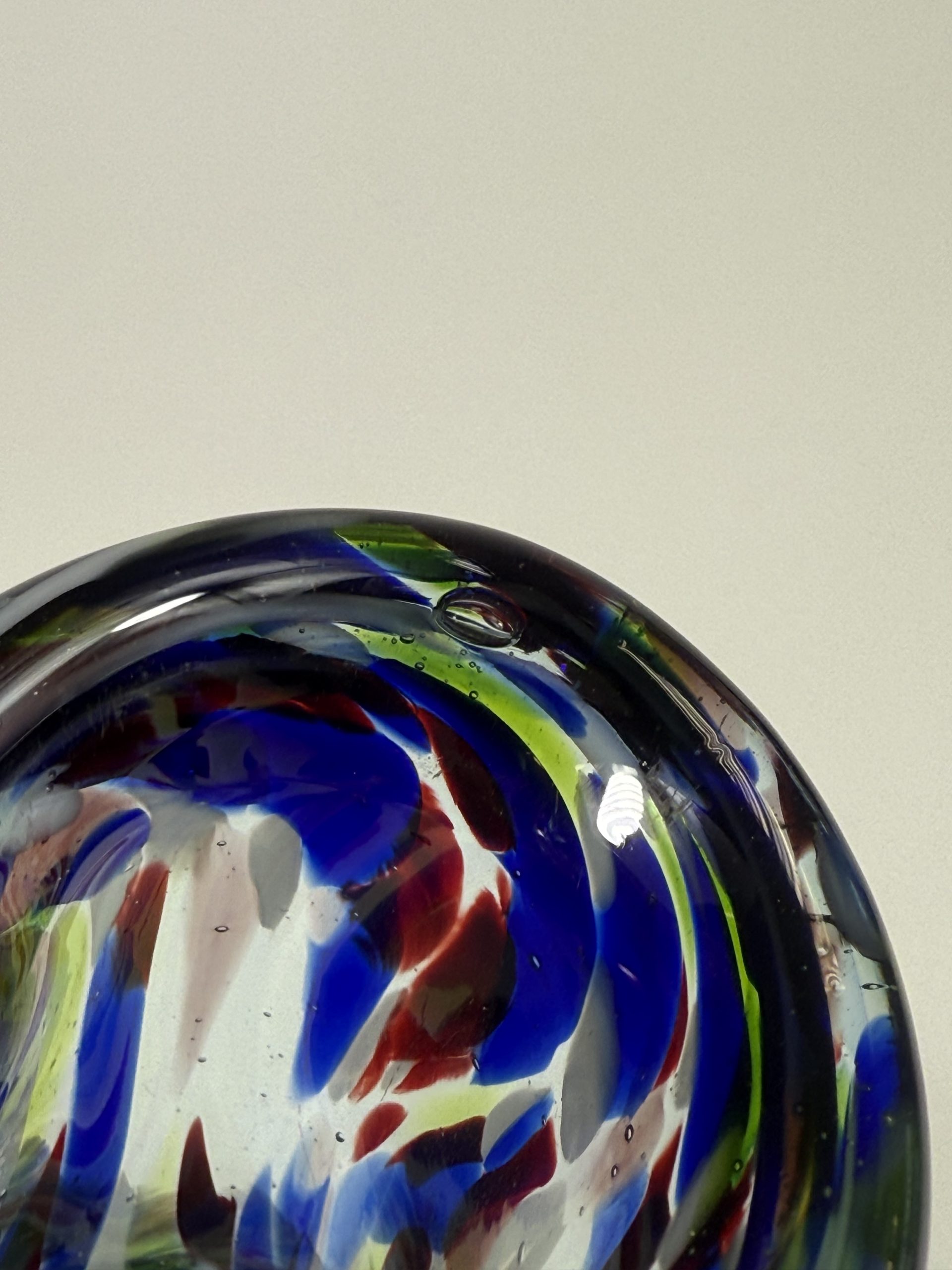 Retro 2 ágú üveg váza - Image 8