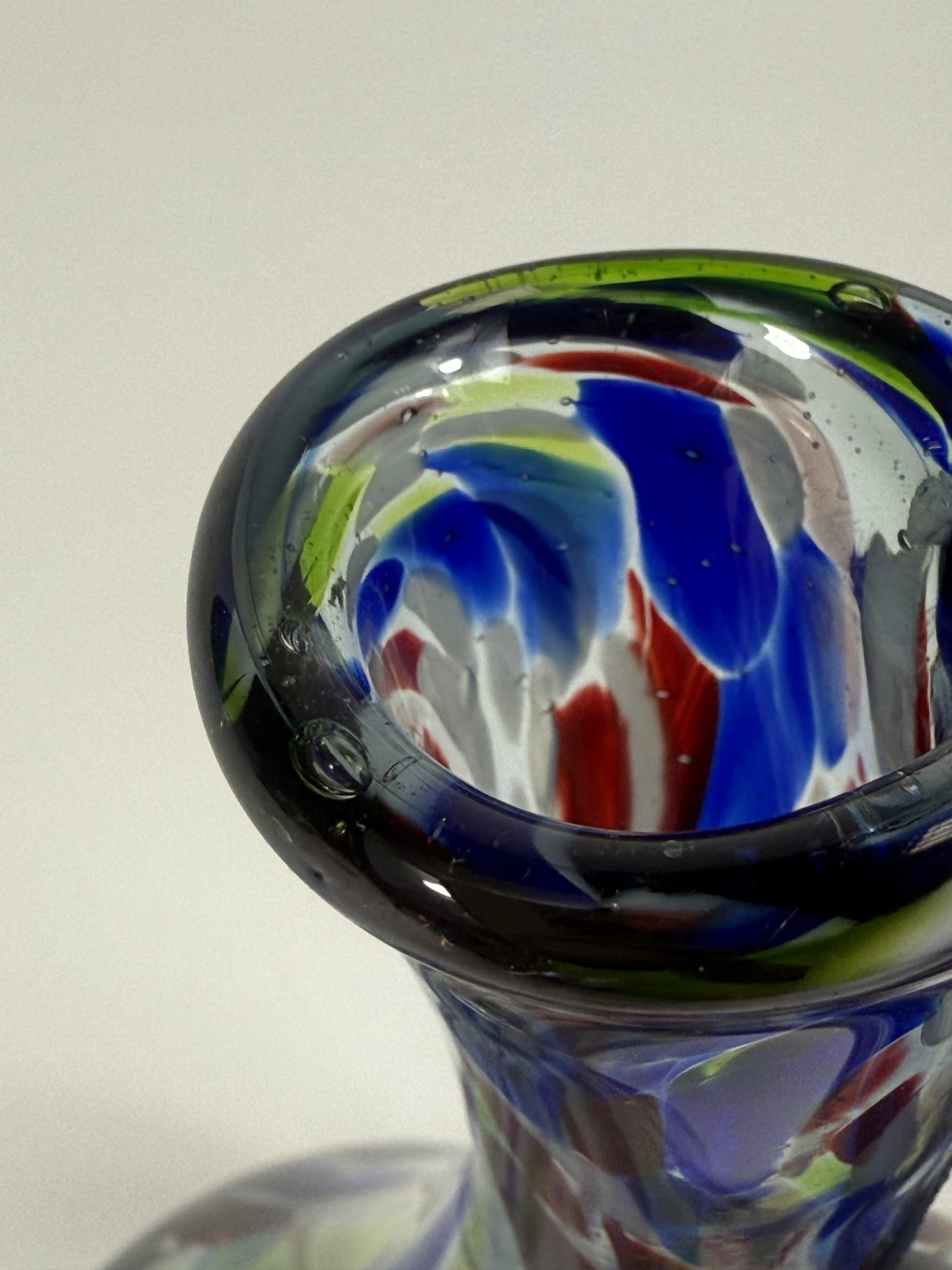 Retro 2 ágú üveg váza - Image 9