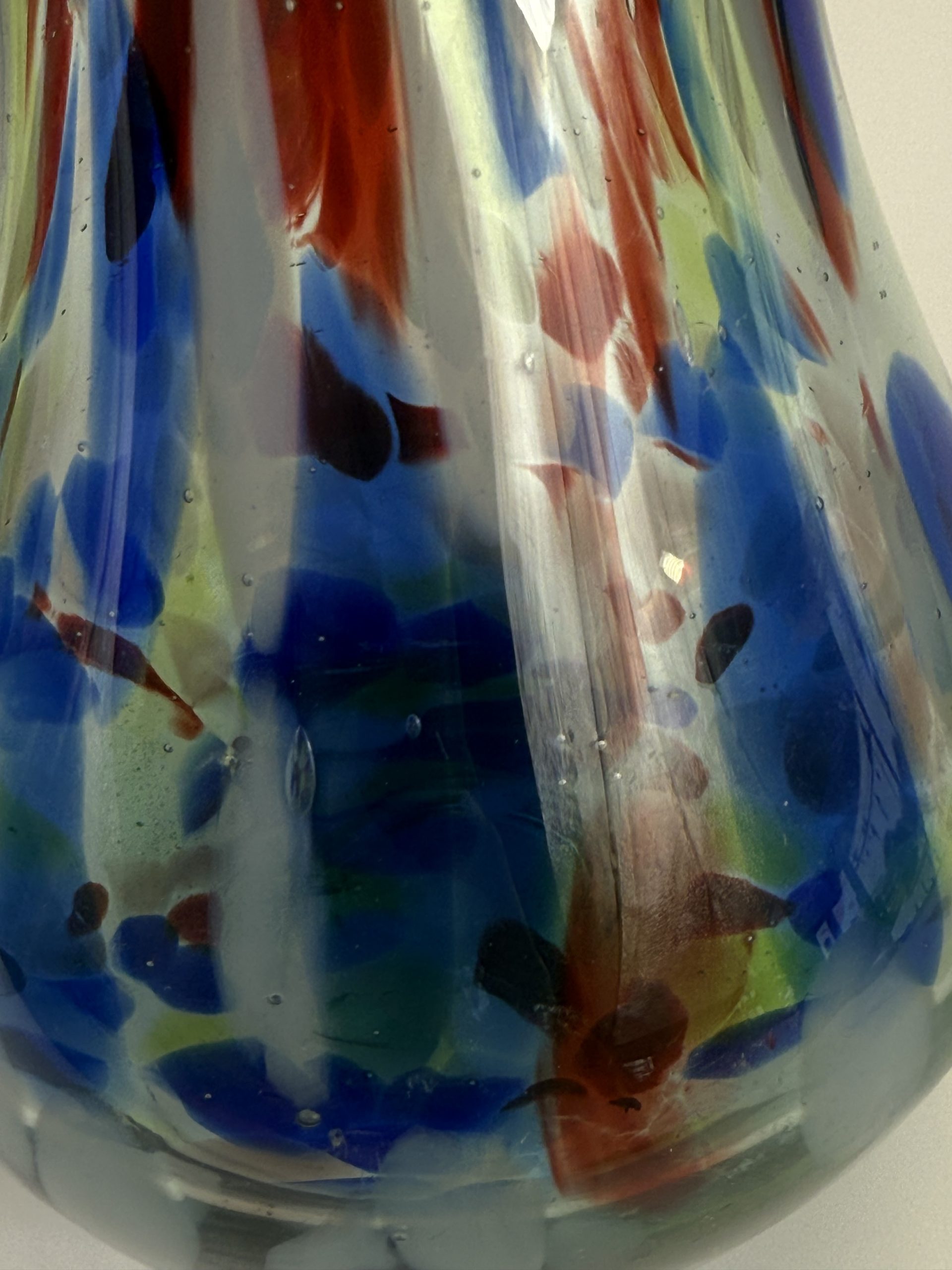 Retro 2 ágú üveg váza - Image 12