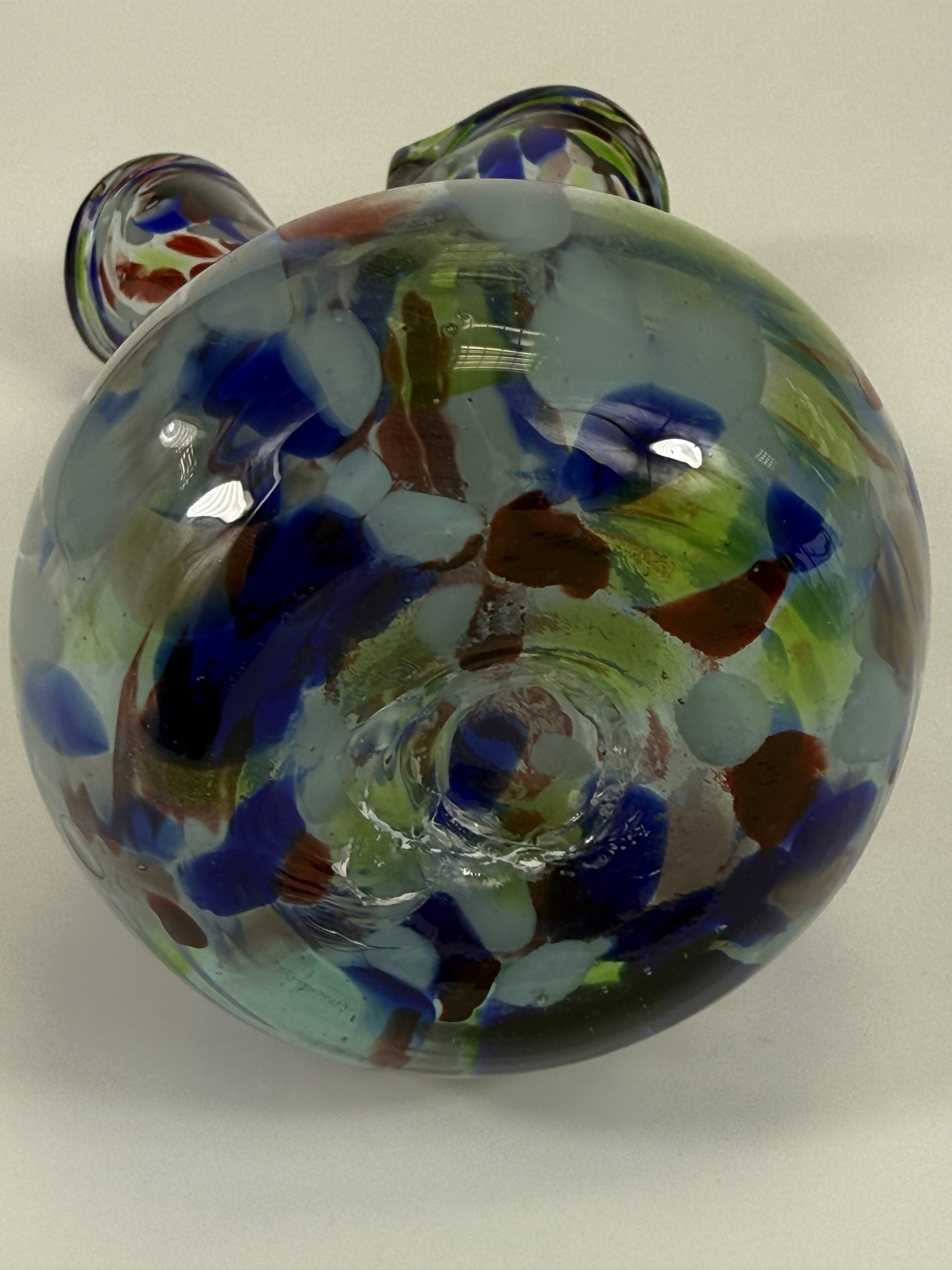 Retro 2 ágú üveg váza - Image 13