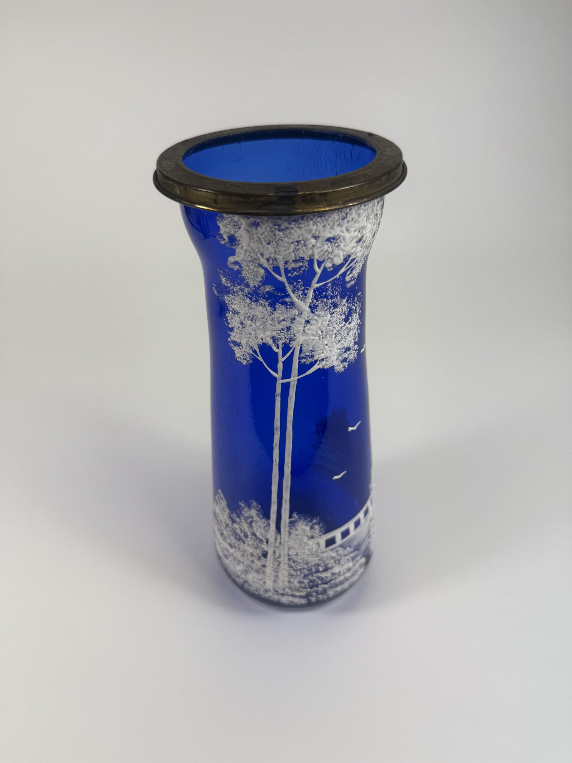 Festett üveg váza - Image 2