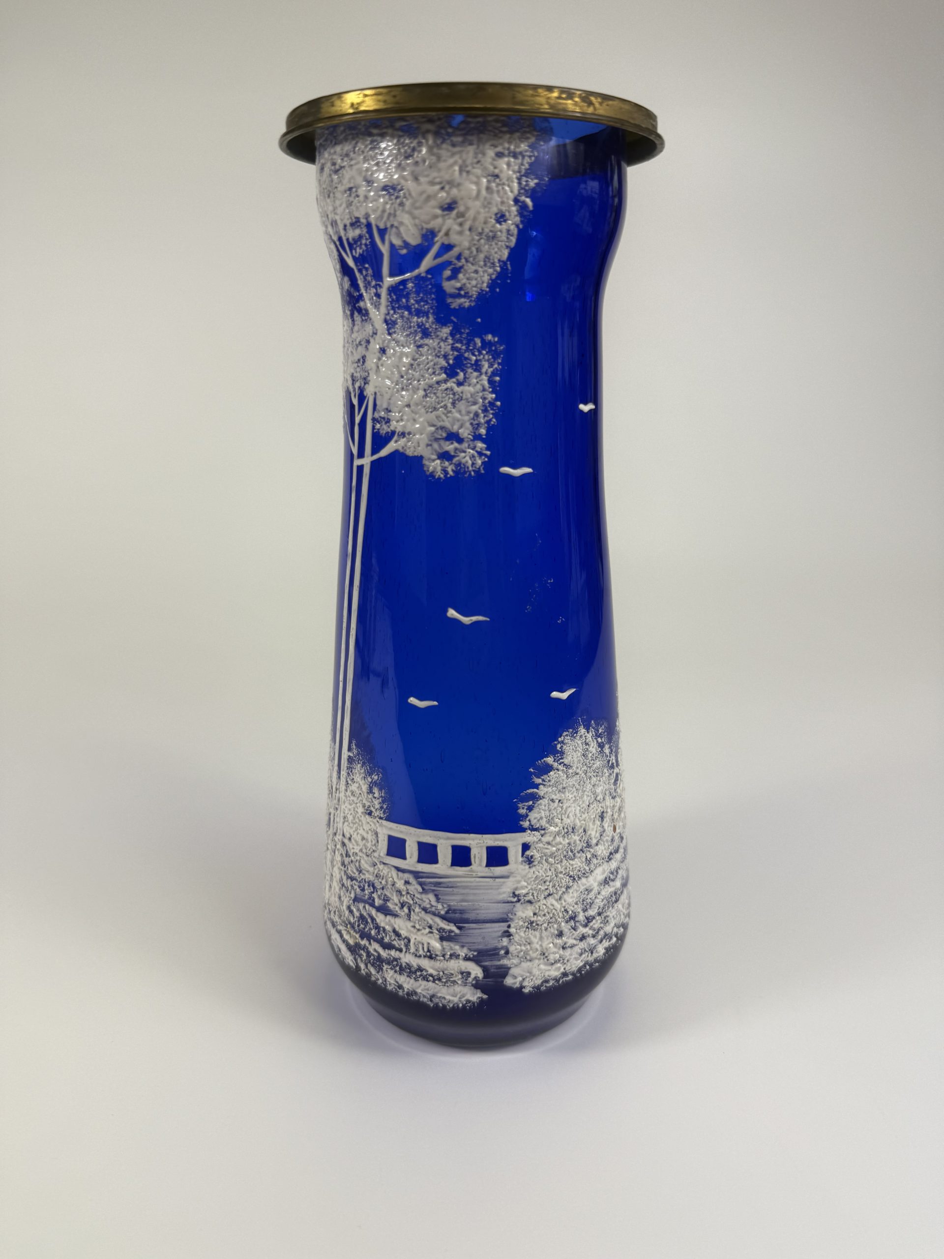 Festett üveg váza - Image 3