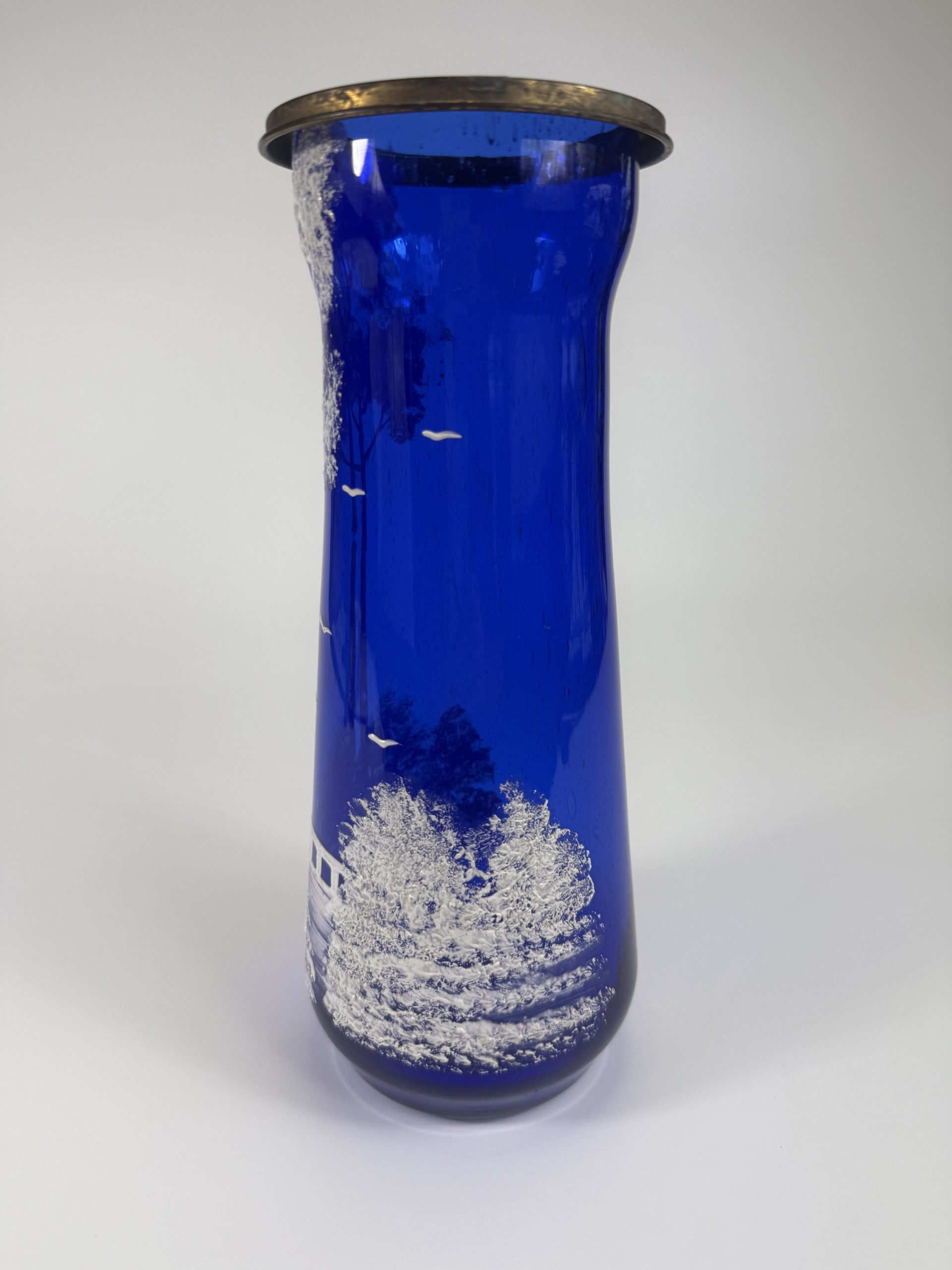 Festett üveg váza - Image 4