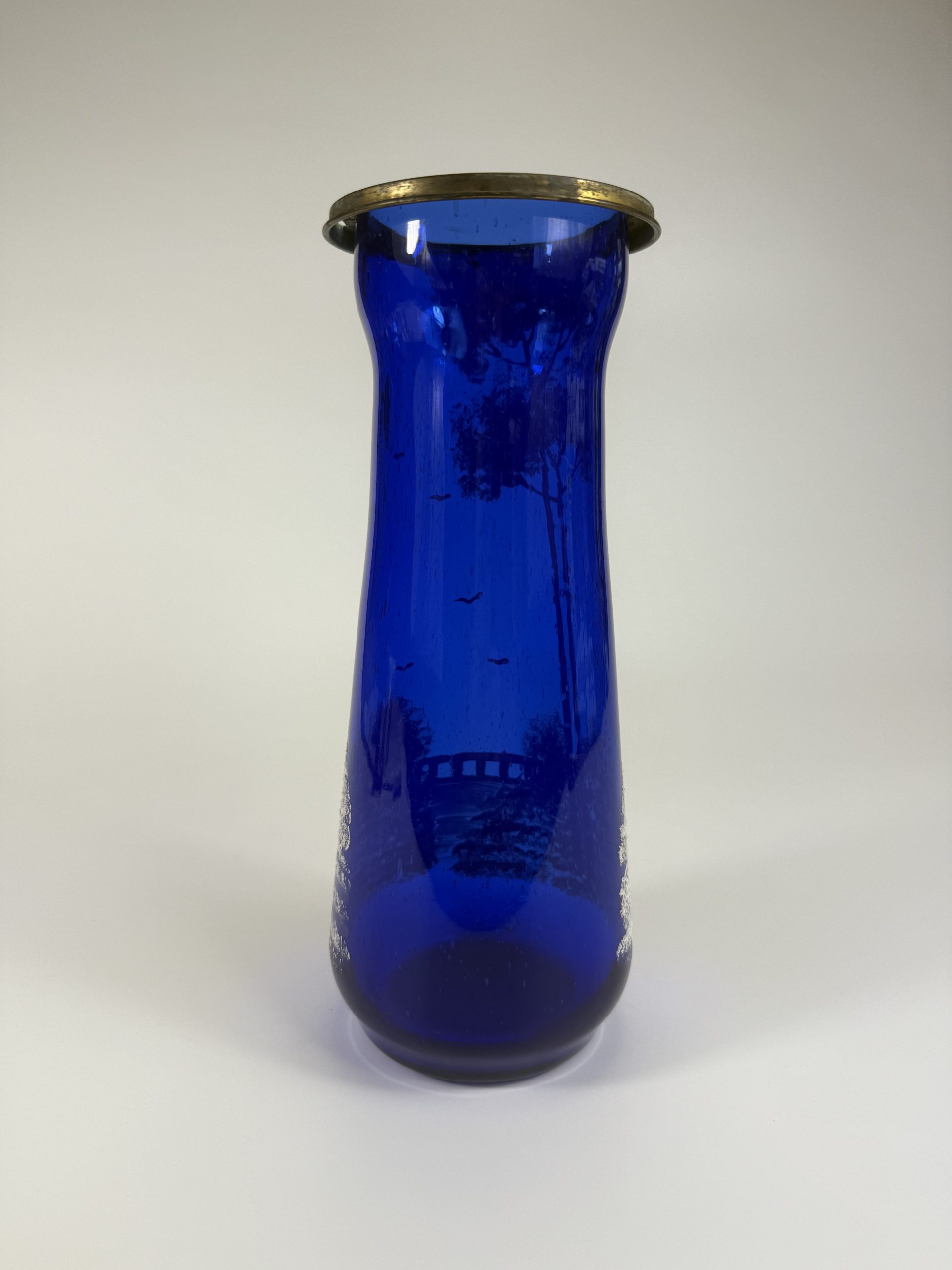 Festett üveg váza - Image 5