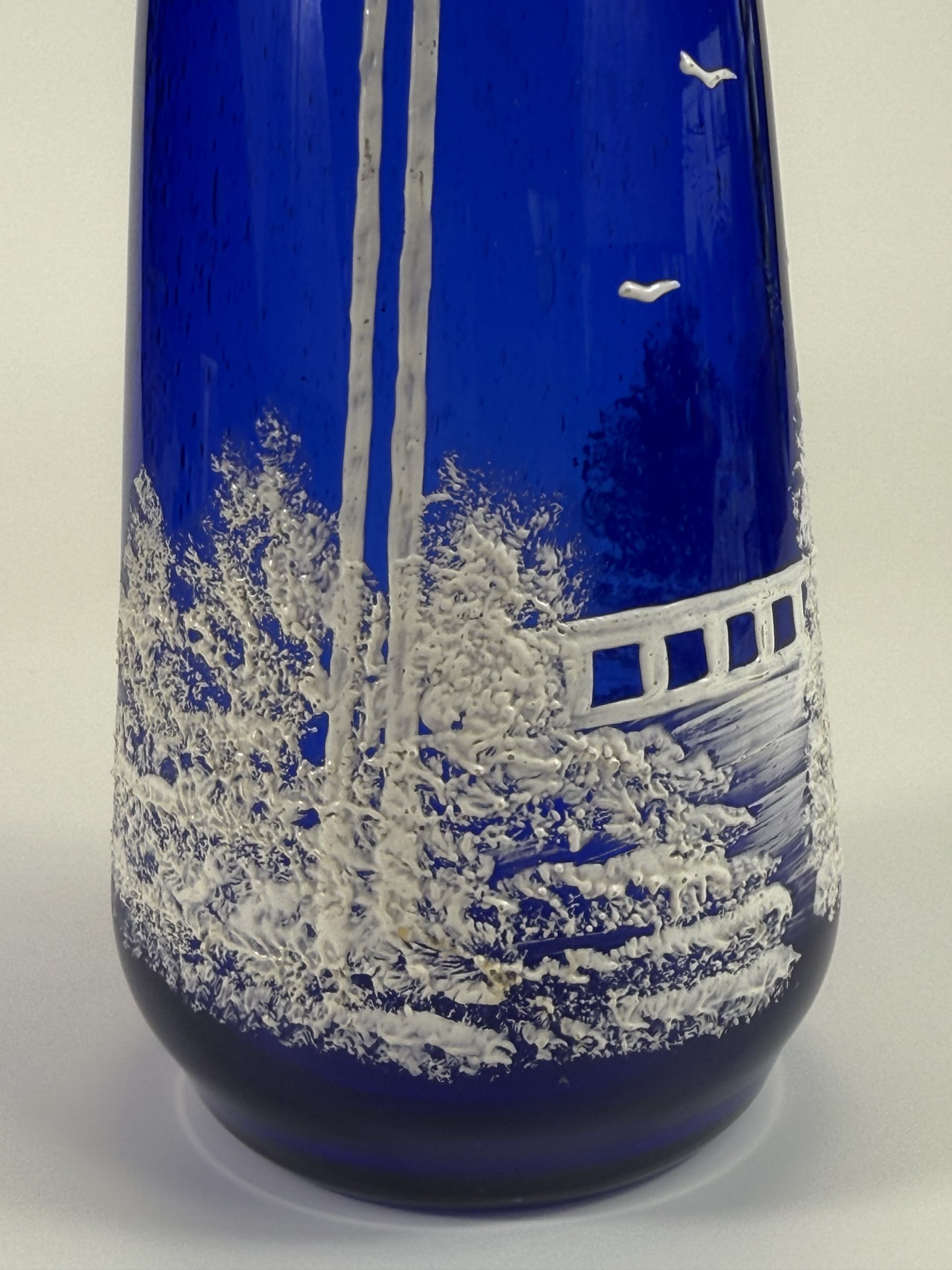 Festett üveg váza - Image 10