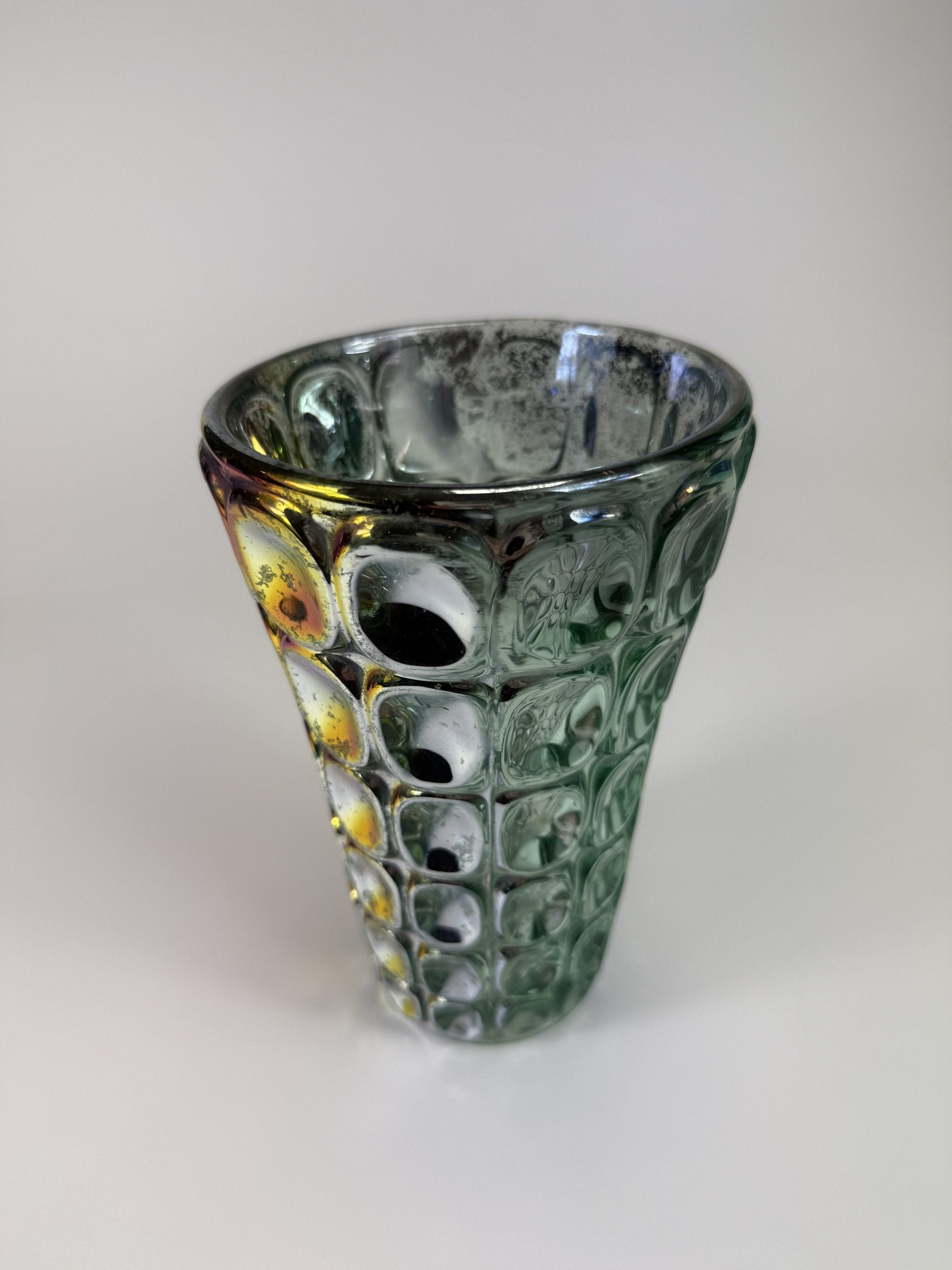 Üveg váza irizáló festéssel - Image 2