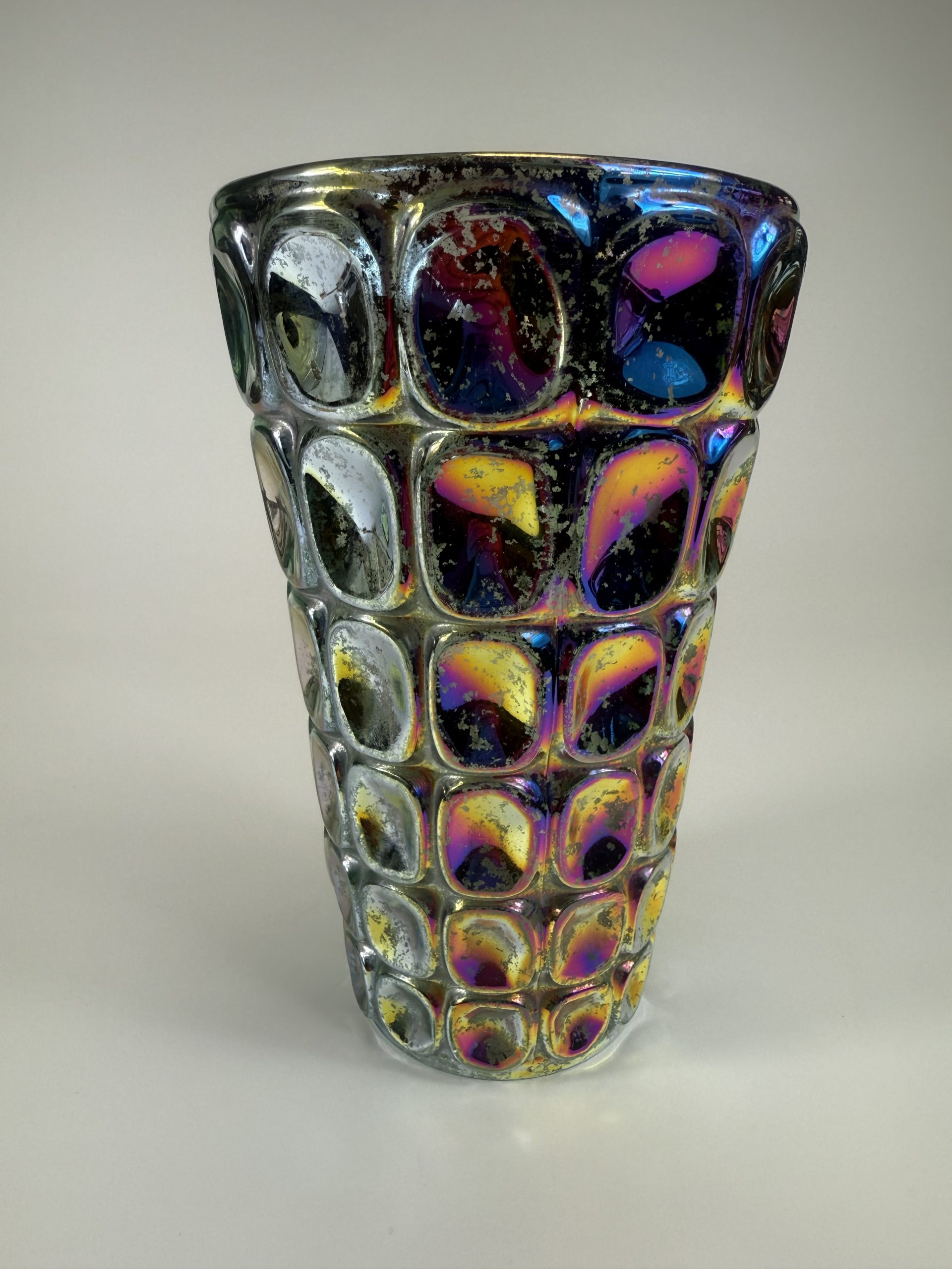 Üveg váza irizáló festéssel - Image 5