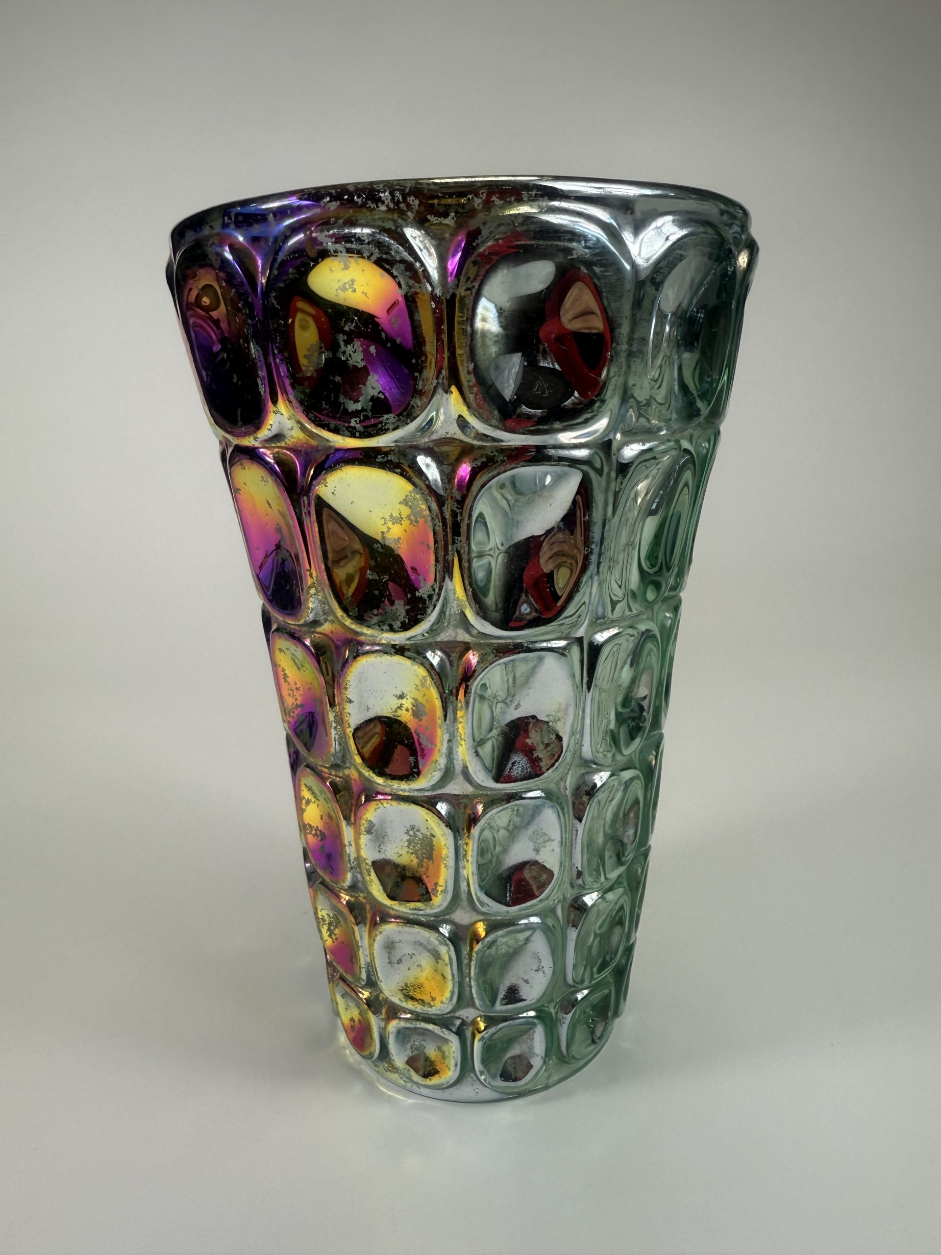 Üveg váza irizáló festéssel - Image 7