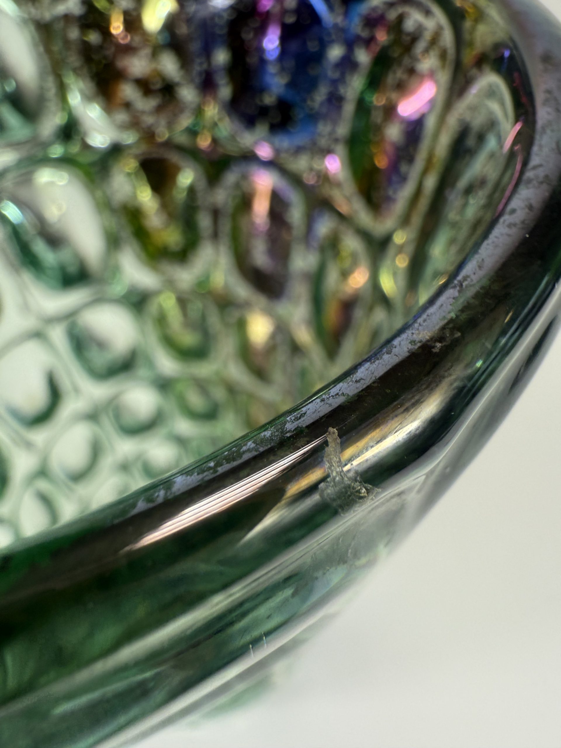 Üveg váza irizáló festéssel - Image 13