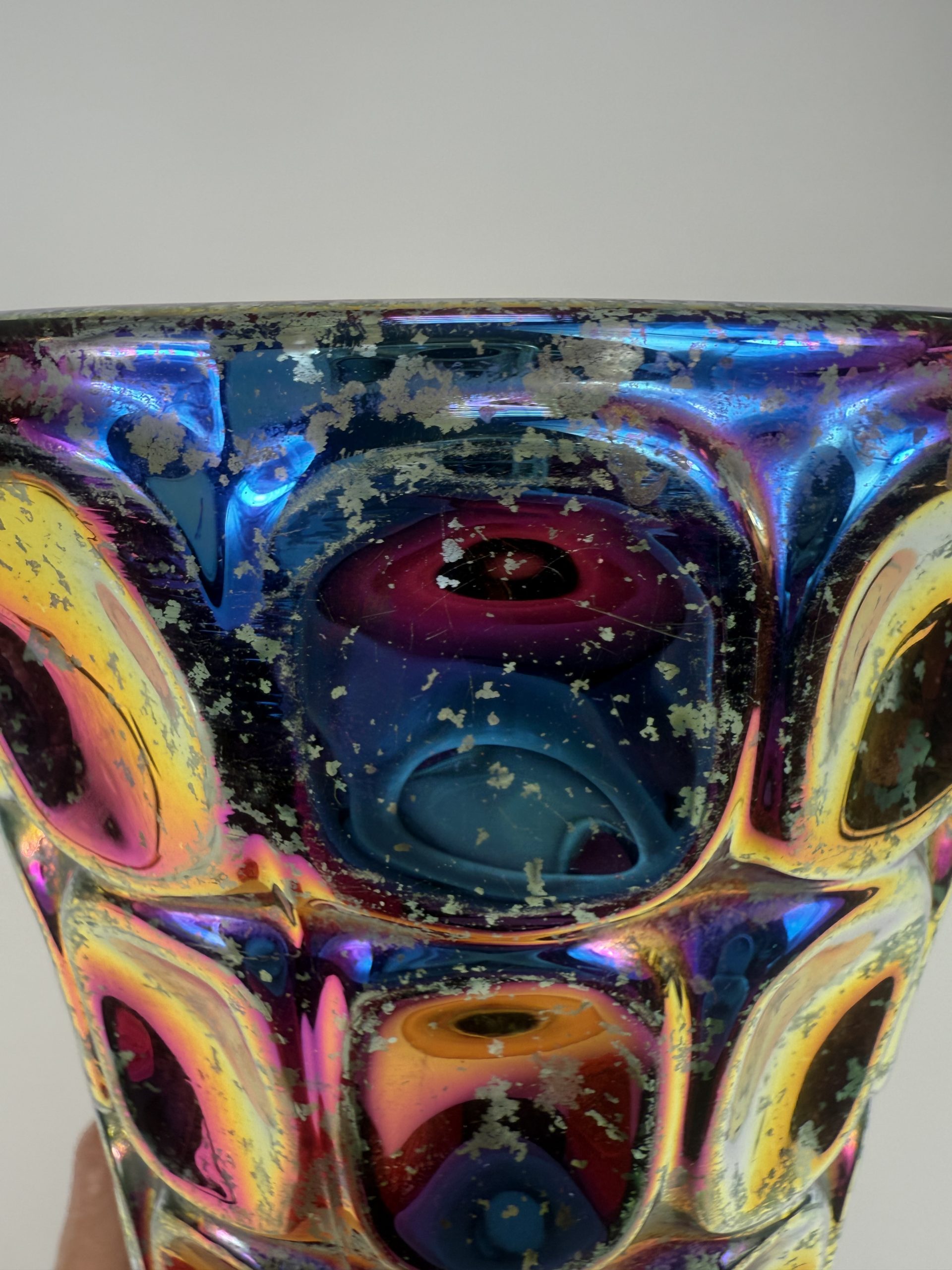 Üveg váza irizáló festéssel - Image 14