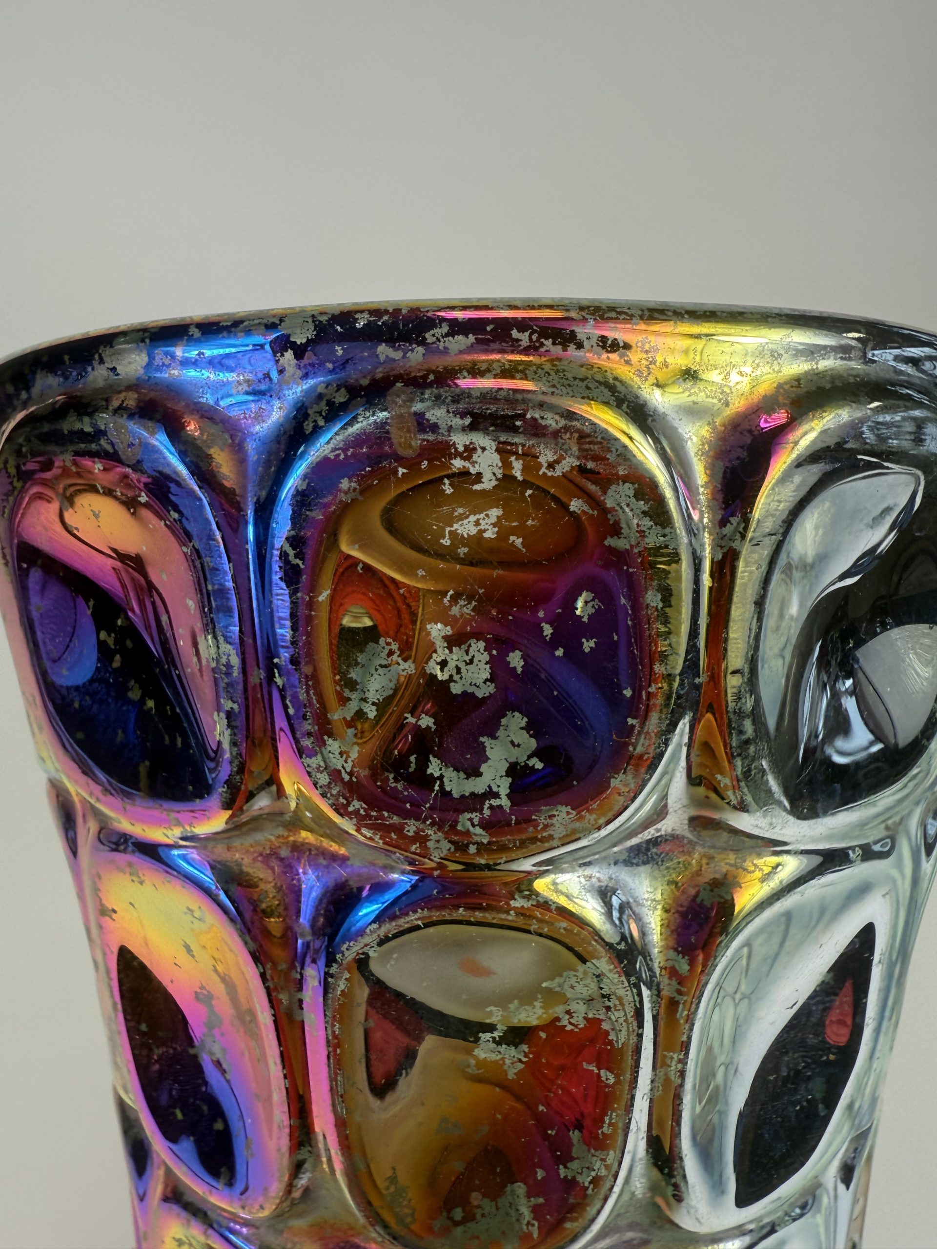 Üveg váza irizáló festéssel - Image 15