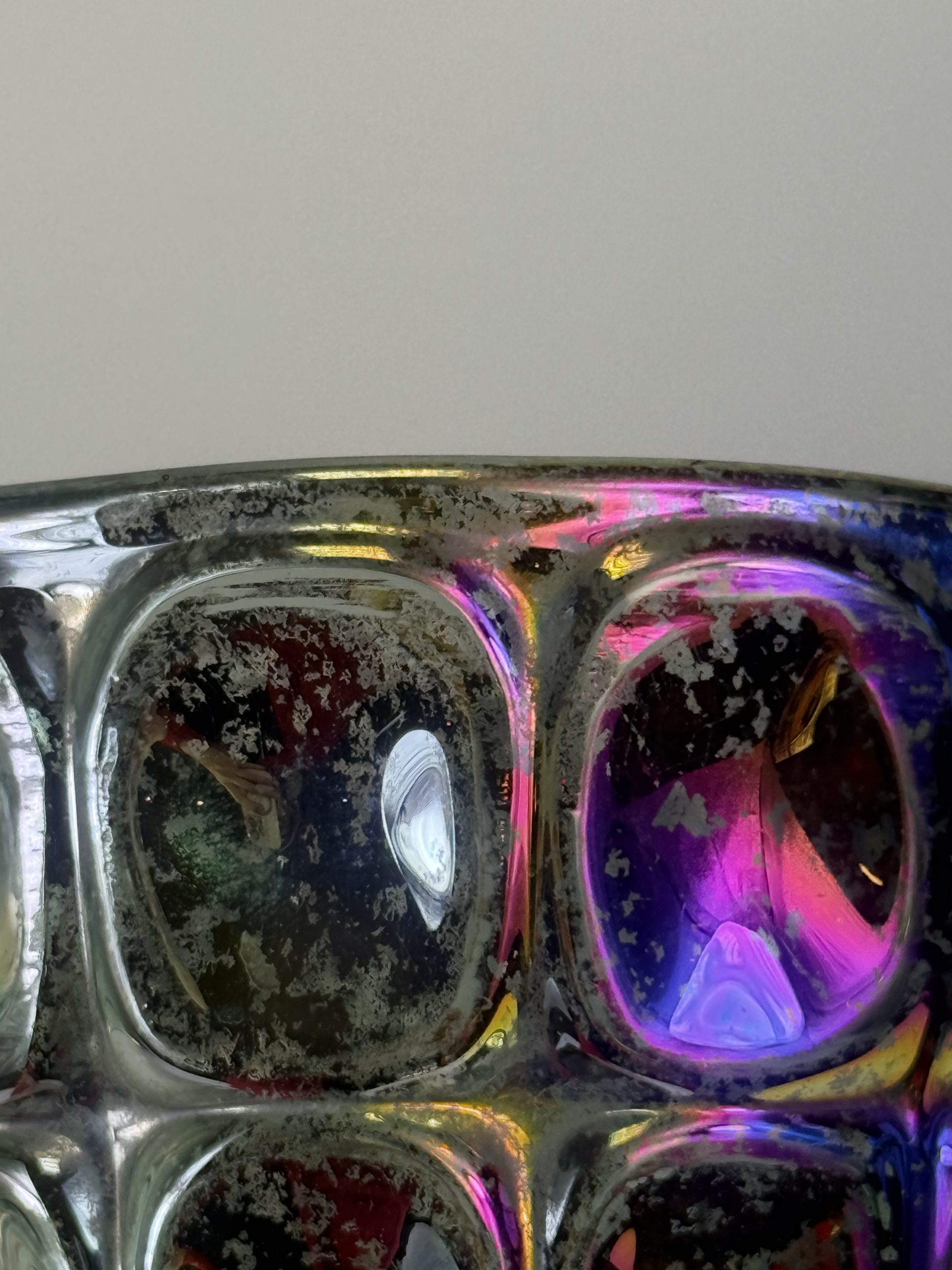 Üveg váza irizáló festéssel - Image 16