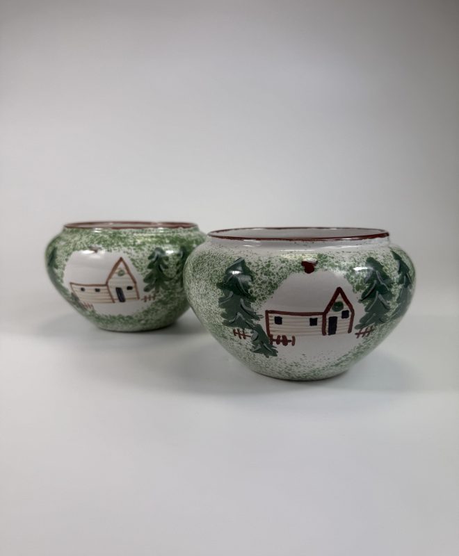 Kerámia kaspó pár