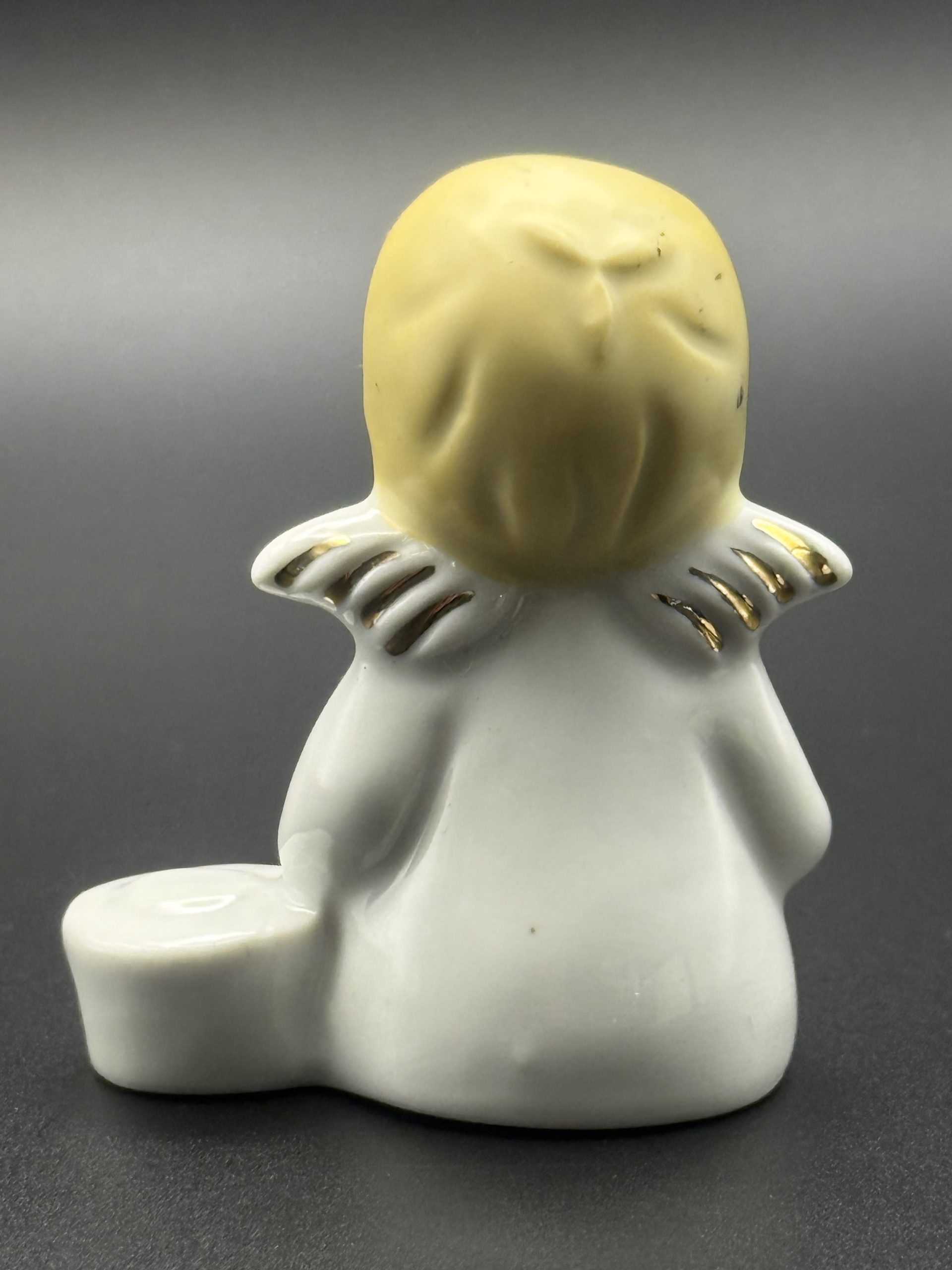 Kis porcelán angyal - Karácsonyi dekoráció - Image 3