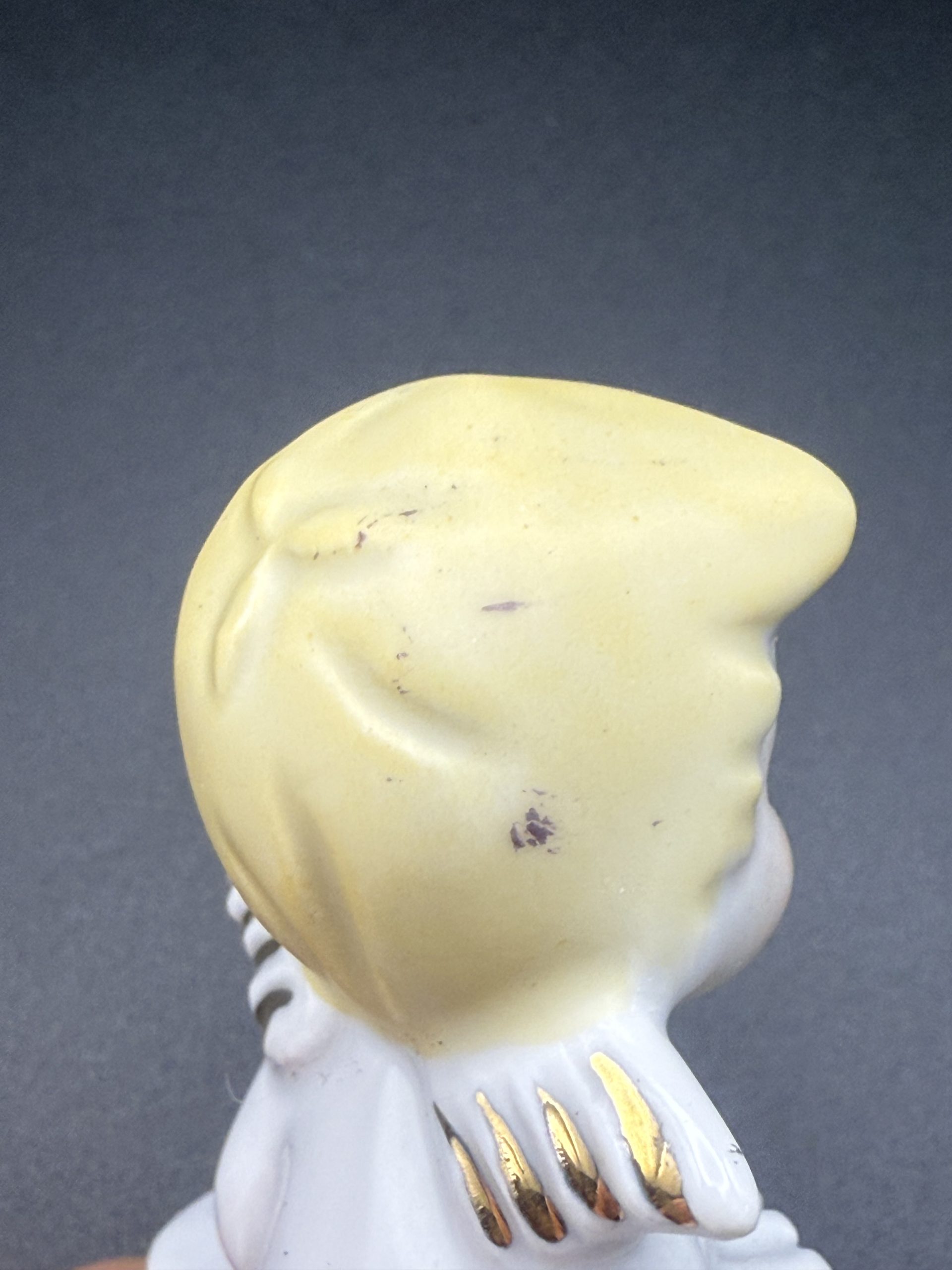 Kis porcelán angyal - Karácsonyi dekoráció - Image 7