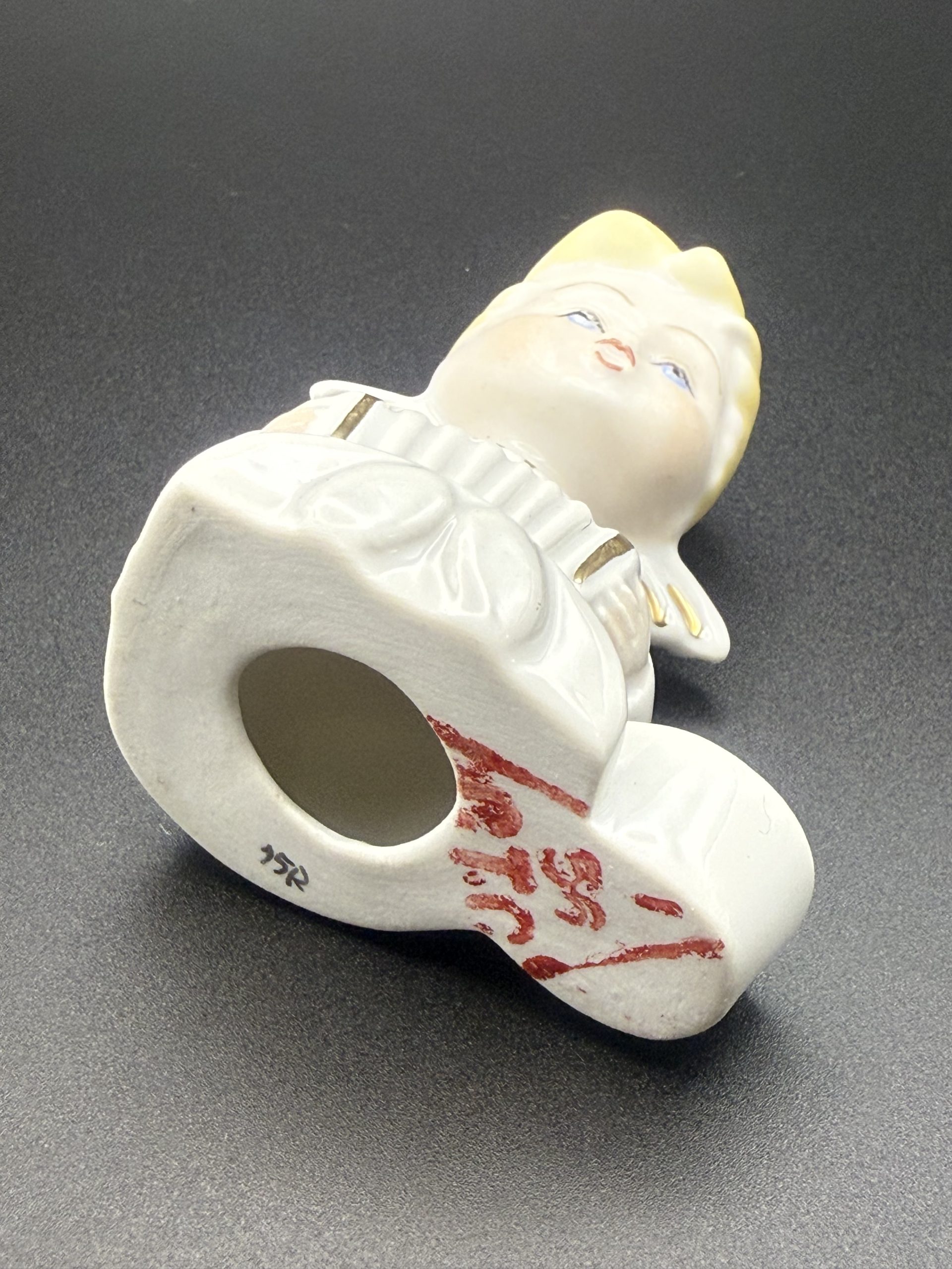 Kis porcelán angyal - Karácsonyi dekoráció - Image 8