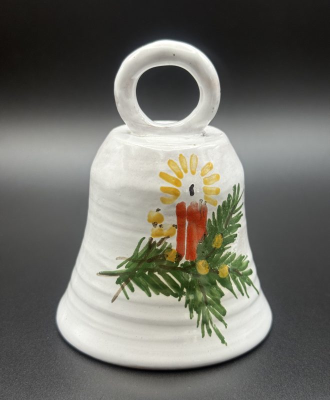 Kerámia csengő - Karácsonyi dekoráció