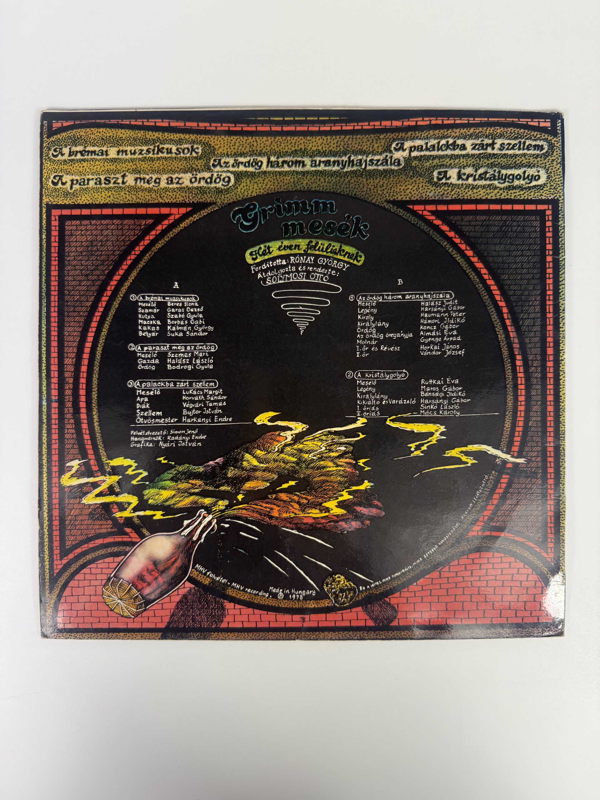 Grimm - mesék nagylemez - bakelit - LP - vinyl - 1978 - Image 9