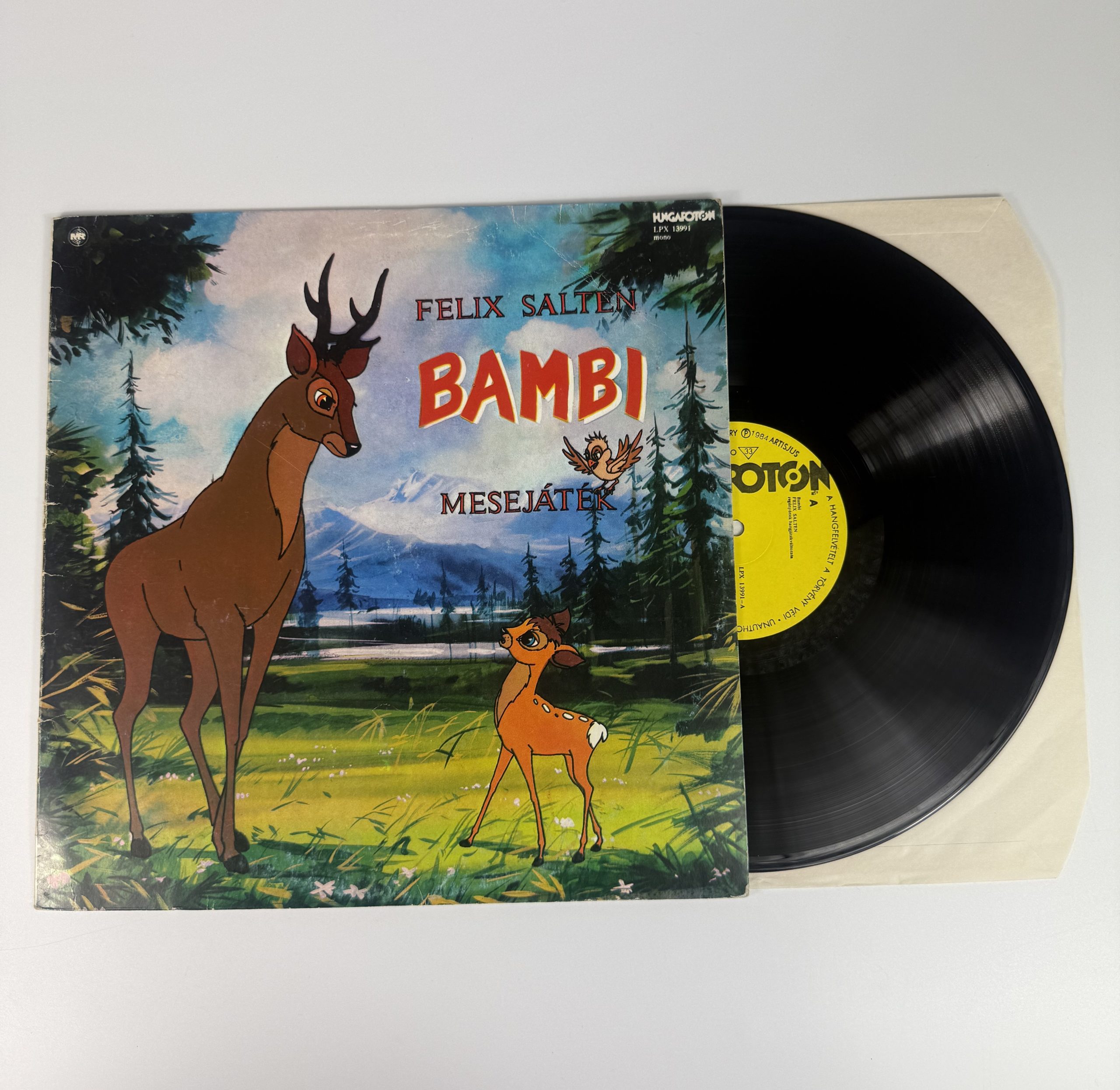 Bambi mesejáték nagylemez - bakelit - LP - vinyl - 1984