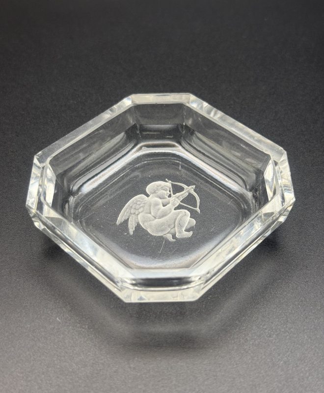 Horoszkópos üveg tálka - Nyilas