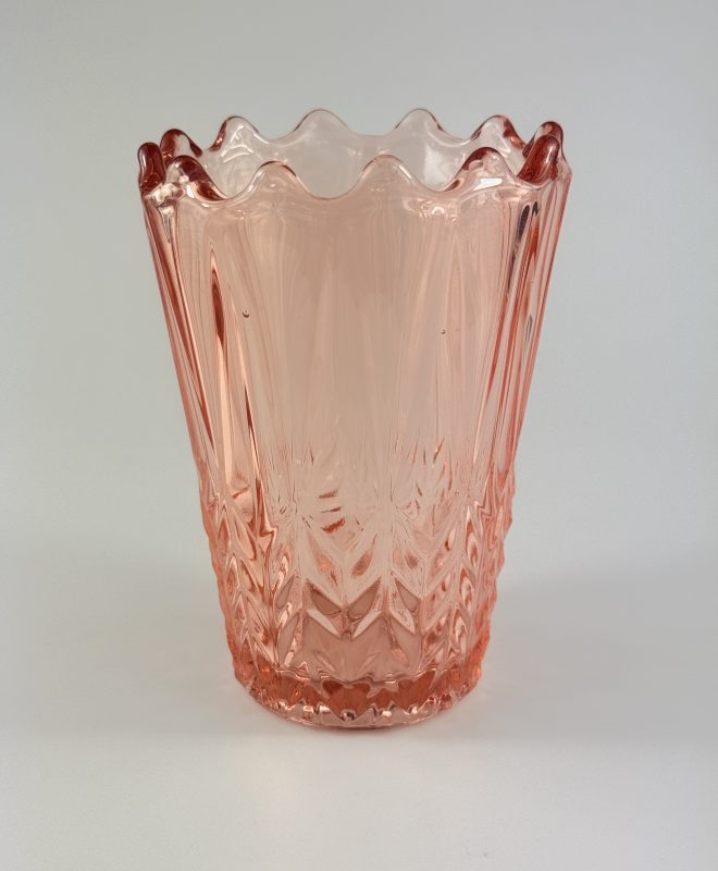 Lazac színű üvegváza