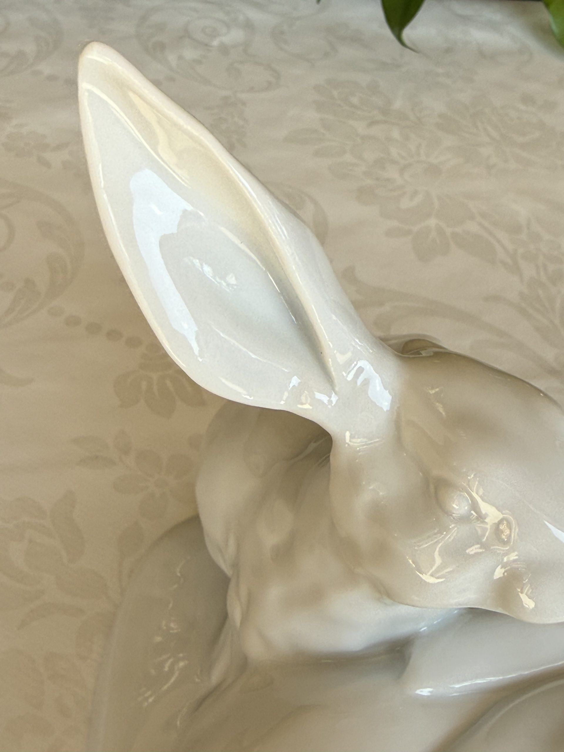 Herendi fehér porcelán nyúl pár - Image 5