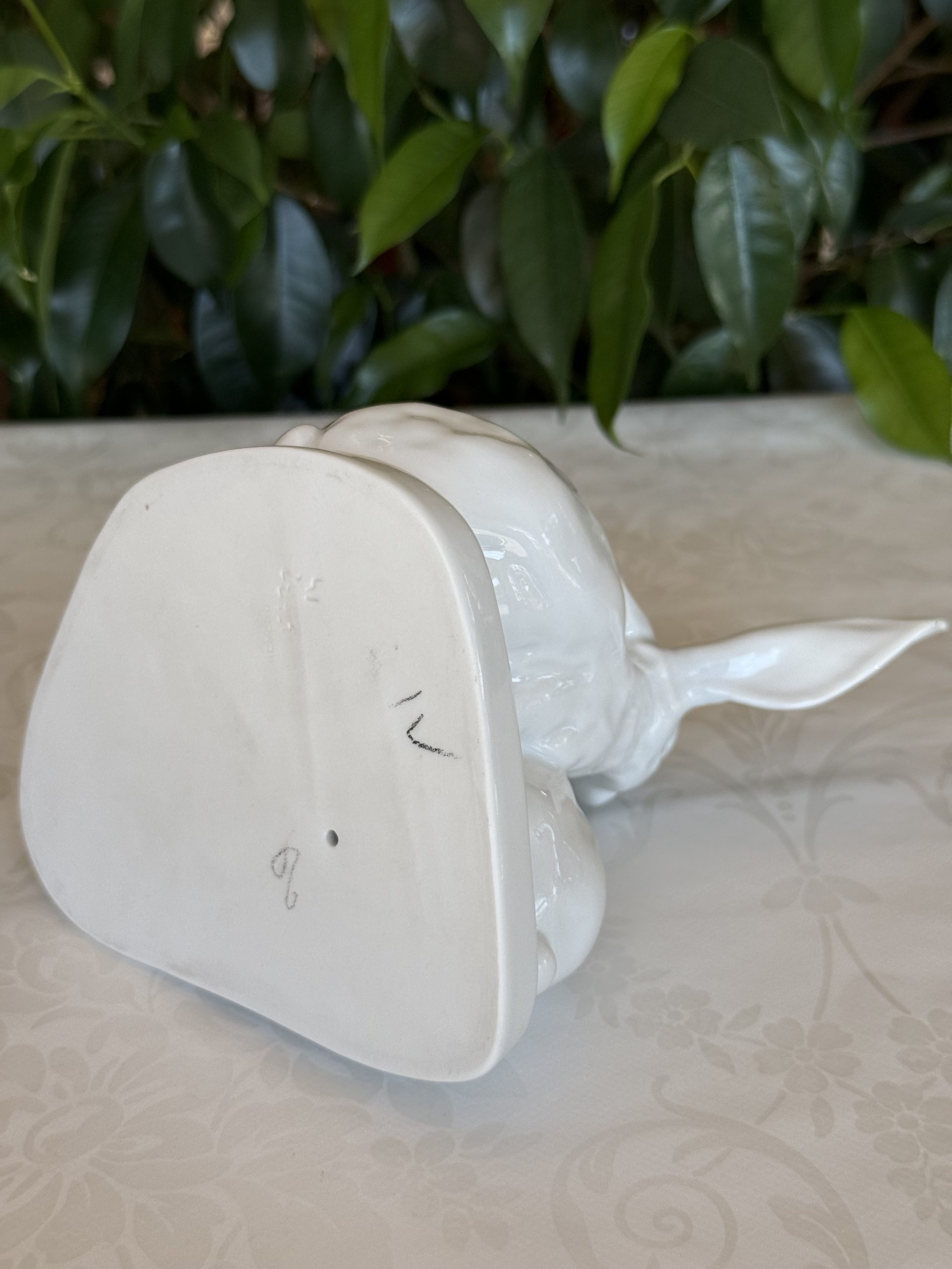 Herendi fehér porcelán nyúl pár - Image 8
