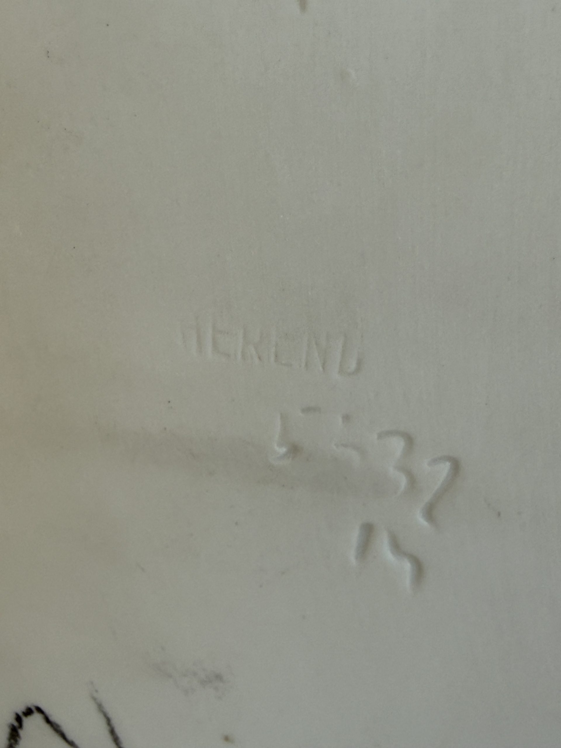 Herendi fehér porcelán nyúl pár - Image 10